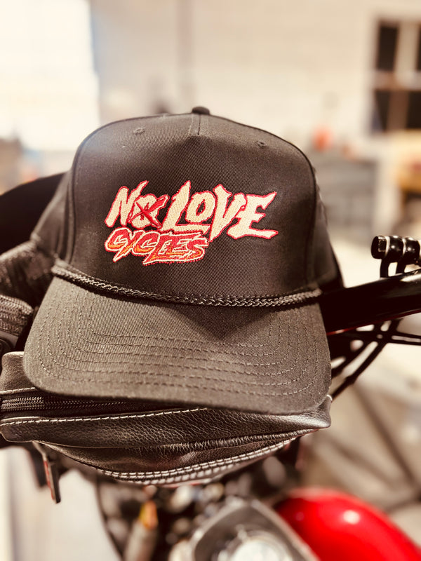 No love cycles Otto ball cap. (Snap back)