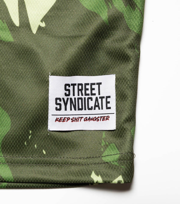 Marty McFly Jersey Camo GREEN/RED/BLACK