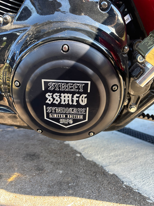 M8 bagger derby cover.