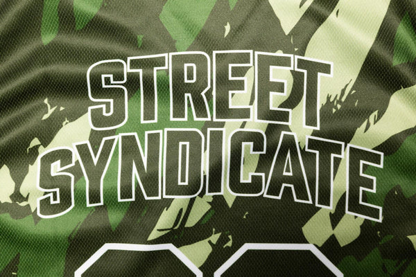 Marty McFly Jersey Camo GREEN/RED/BLACK
