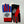 STREET SYNDICATE MFG RIDING GLOVES red/white/blue/black