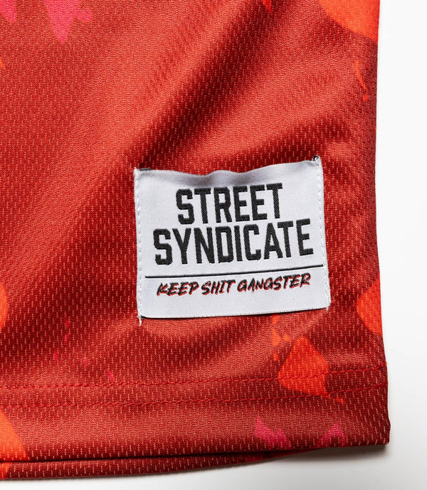 Marty McFly Jersey Camo GREEN/RED/BLACK