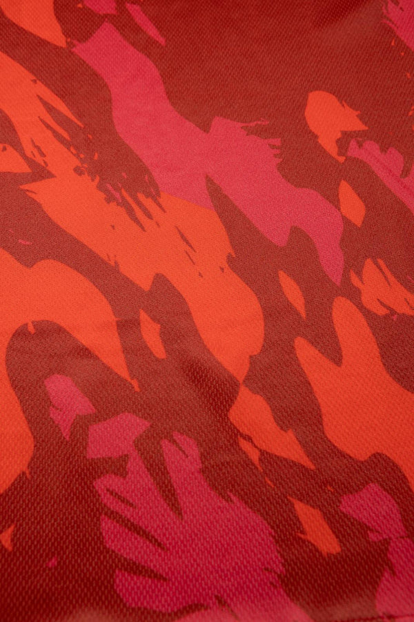 Marty McFly Jersey Camo GREEN/RED/BLACK