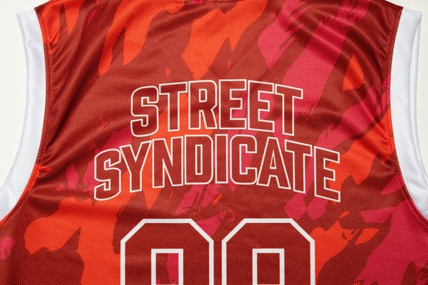 Marty McFly Jersey Camo GREEN/RED/BLACK