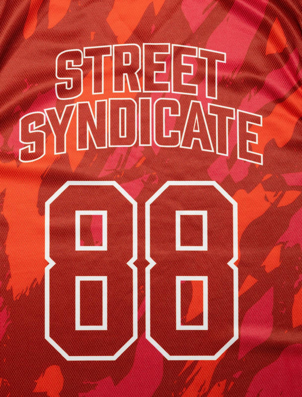 Marty McFly Jersey Camo GREEN/RED/BLACK