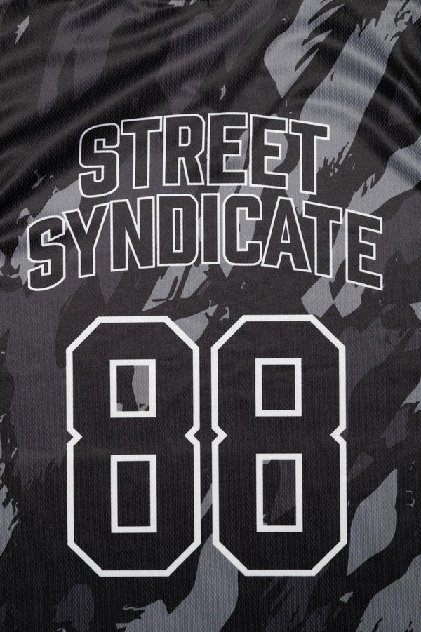 Marty McFly Jersey Camo GREEN/RED/BLACK