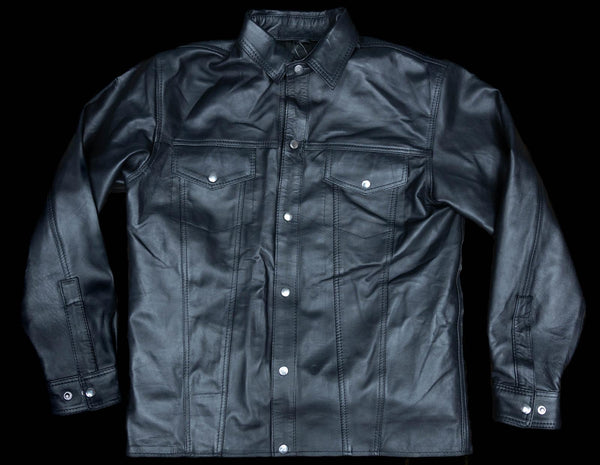 Leather shirt